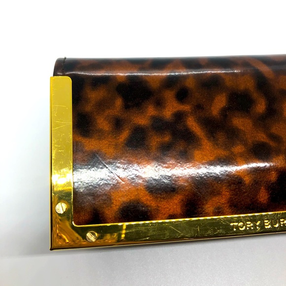 Tory Burch Tortoiseshell Eyeglasses / Sunglasses Case - Picture 6 of 7